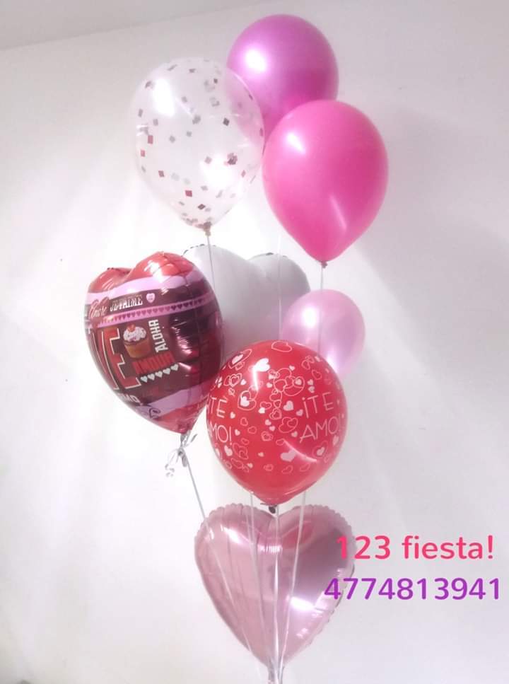 Bouquet de globos con helio Bouquet de globos con helio