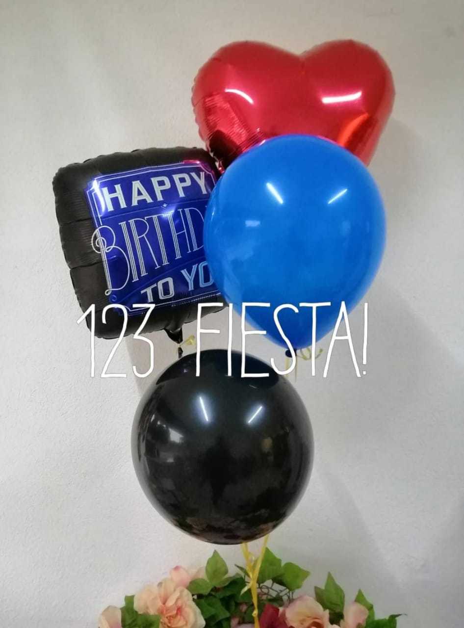 Bouquet de globos con helio Bouquet de globos con helio